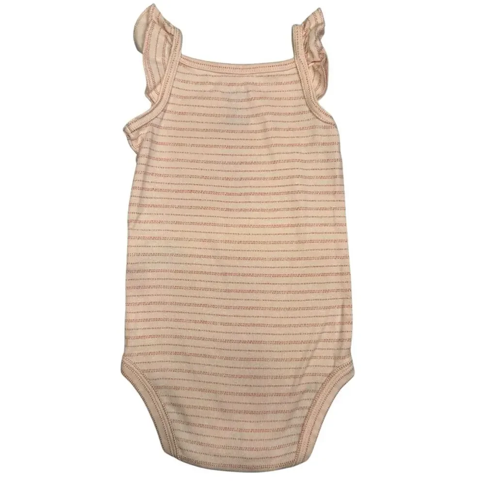 Carters Bodysuit Bundle Baby Girl Sleeveless 6-9 Months